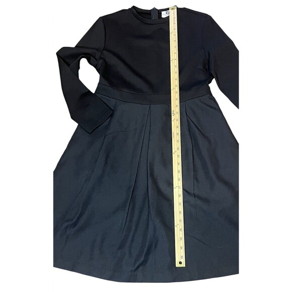 New Vicky & Lucas Black Long Sleeve Dress with Pleats and Pockets. Medium. NWT - Picture 10 of 13